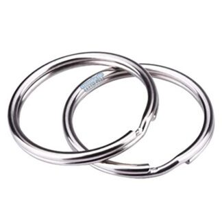 Argola Base Chaveiro em Aço Inox 304: Argolas de chaveiro em aço inoxidável 304.