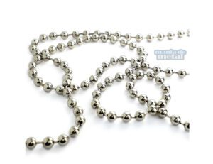 Corrente de Bolinhas em Latão: Corrente com diversos banhos e espessuras.