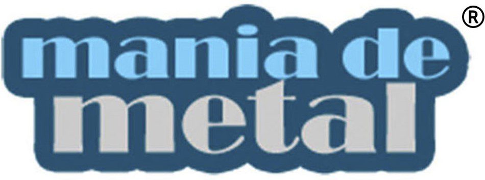 Logotipo Mania de Metal. Produtos de metal.