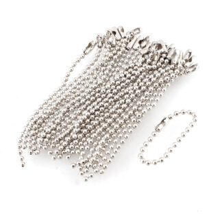 Corrente de Bolinhas em Aço Niquelado