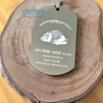 Dog Tag Grossa em Aço Inox 316L da Gardner-Webb University, placa de identificação personalizada para presente.