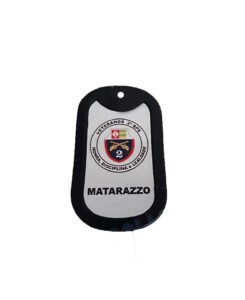 Dog tag Color "Veteranos 2° BPE Matarazzo".