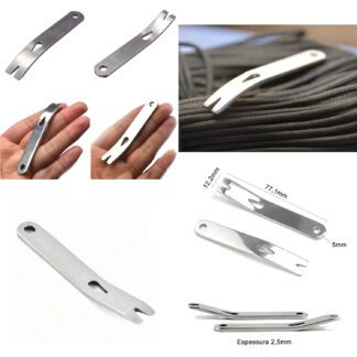 Mini Pé De Cabra EDC Aço Inox Multifuncional Tático Militar loja fábrica Mania de Metal