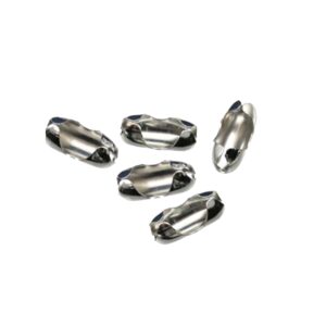 Fecho Canoa em Aço Inox Terminal Trava para Corrente De Bolinhas: Detalhe de fechos canoa inox.