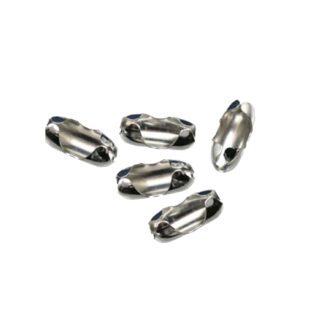 Fecho Canoa em Aço Inox Terminal Trava para Corrente De Bolinhas: Detalhe de fechos canoa inox.