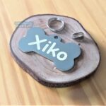 Plaquinha de identificação para pet "Xiko Mania de Metal