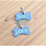 Placa de identificação Pet gravada Mania de Metal